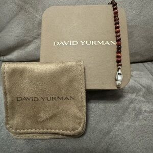 David Yurman Spiritual Beads Red Tiger’s Eye Bracelet.